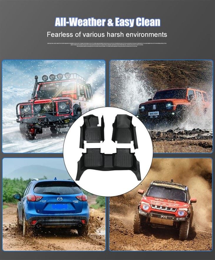 Wholesale Price All TPE Car Carpets Full Coverage Protection Waterproof Dustproof 5D Car Mats Use For TRITON Wholesale Price All TPE Car Carpets Full Coverage Protection Waterproof Dustproof 5D Car Mats Use For TRITON